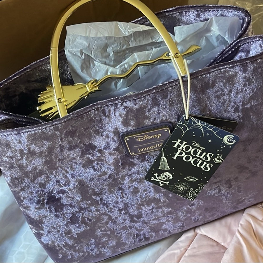 Loungefly Disney Hocus Pocus Velvet Crossbody Bag